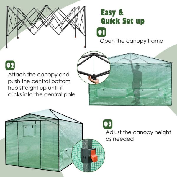 GROWH Pop-Up Folding Greenhouse