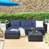 KAKELEN Patio Rattan Furniture Set