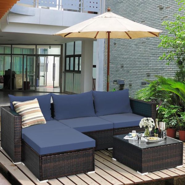 KAKELEN Patio Rattan Furniture Set 01
