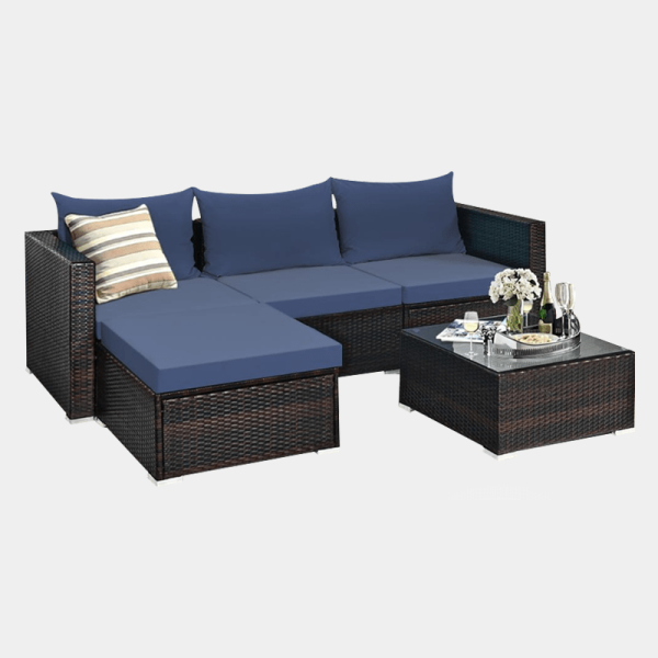 KAKELEN Patio Rattan Furniture Set