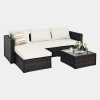 KAKELEN Patio Rattan Furniture Set