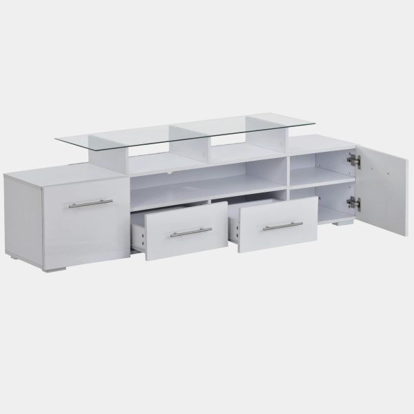 TECHEYE High Gloss TV Cabinet 70 inch__Black_main-2 TECHEYE High Gloss TV Cabinet