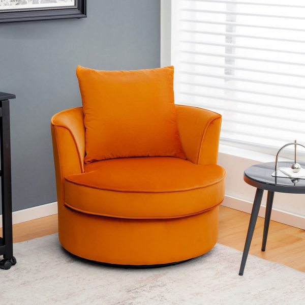 WOOVLE 360° Swivel Barrel Chair