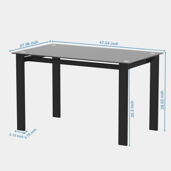 IRISA Dining Table | 4 Chairs Set