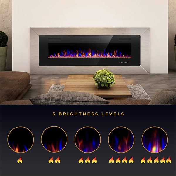 VUFLAM 1500W Electric Fireplace-2 VUFLAM 1500W Electric Fireplace
