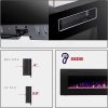 VUFLAM 1500W Electric Fireplace-4 VUFLAM 1500W Electric Fireplace