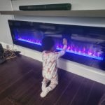 VUFLAM 1500W Electric Fireplace