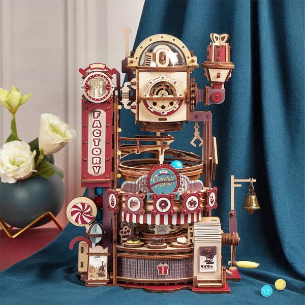CHOCORY 3D Marble Run Wooden Puzzle__01 CHOCORY 3D Marble Run Wooden Puzzle