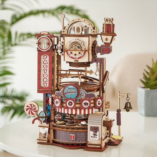 CHOCORY 3D Marble Run Wooden Puzzle__02 CHOCORY 3D Marble Run Wooden Puzzle