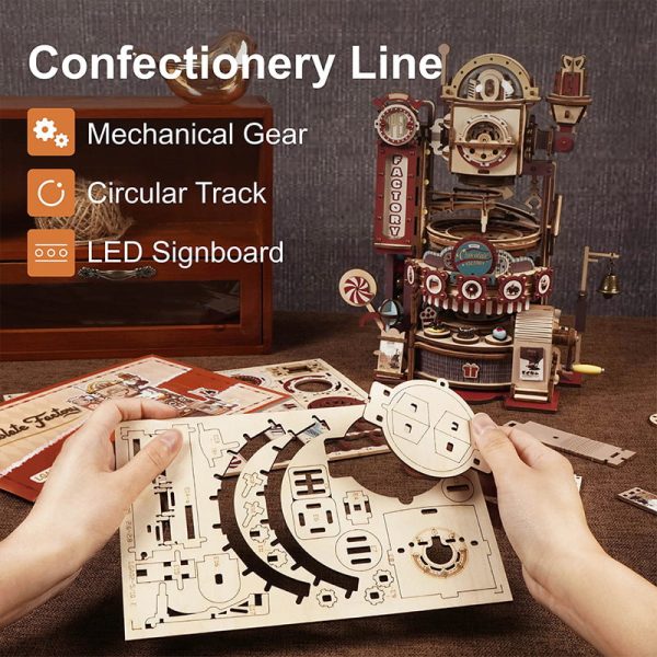 CHOCORY 3D Marble Run Wooden Puzzle__04 CHOCORY 3D Marble Run Wooden Puzzle