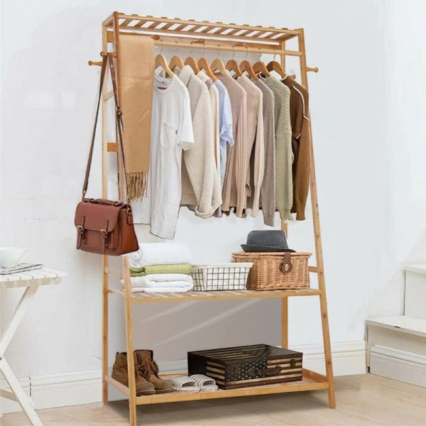 CLOZEN Bamboo Clothing Organizer