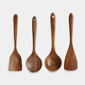 LADA Thai Teak Cooking Tool Set__set4 LADA Thai Teak Cooking Tool Set