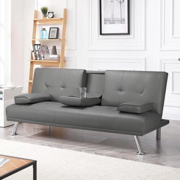 PHLOTA Convertible Sofa Bed__Gray PHLOTA Convertible Sofa Bed