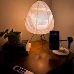 CAMKANO Wabi-Sabi Rice Paper Table Lamp
