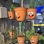 BIRUVALI Garden Cart Plant Holder