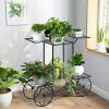 BIRUVALI Garden Cart Plant Holder