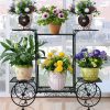 BIRUVALI Garden Cart Plant Holder