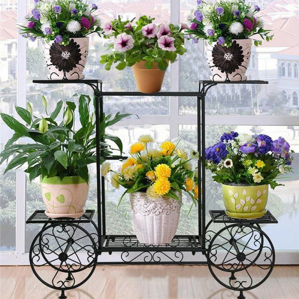 BIRUVALI Garden Cart Plant Holder