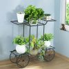 BIRUVALI Garden Cart Plant Holder
