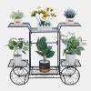BIRUVALI Garden Cart Plant Holder