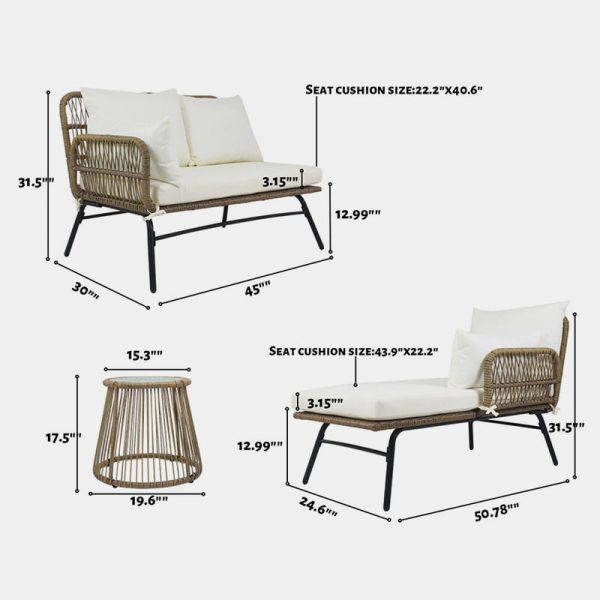 Bella Balcony Outdoor Patio Set