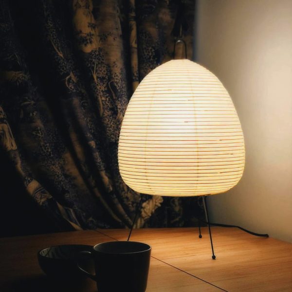CAMKANO Wabi-Sabi Rice Paper Table Lamp