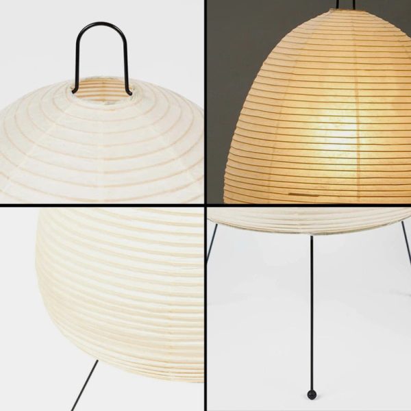 CAMKANO Wabi-Sabi Rice Paper Table Lamp