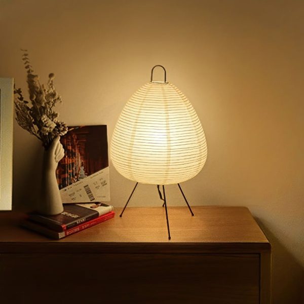 CAMKANO Wabi-Sabi Rice Paper Table Lamp