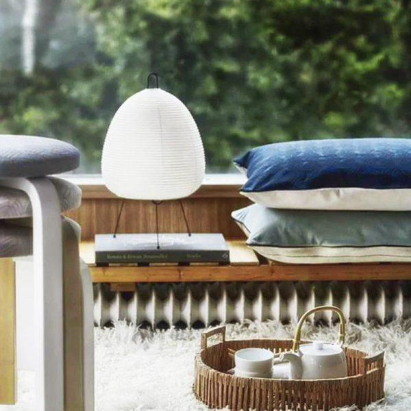 CAMKANO Wabi-Sabi Rice Paper Table Lamp