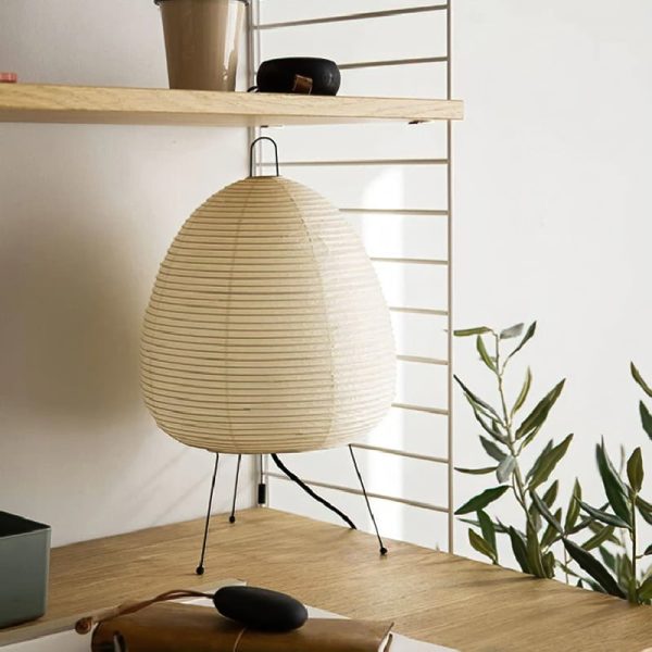 CAMKANO Wabi-Sabi Rice Paper Table Lamp