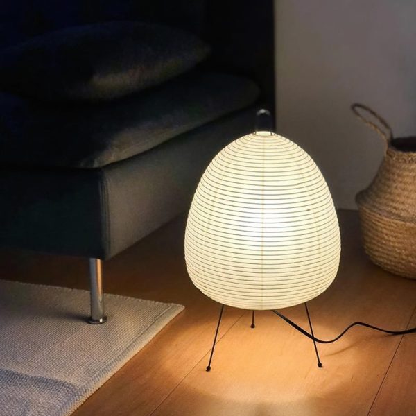 CAMKANO Wabi-Sabi Rice Paper Table Lamp