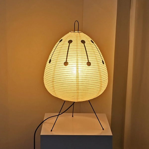 CAMKANO Wabi-Sabi Rice Paper Table Lamp
