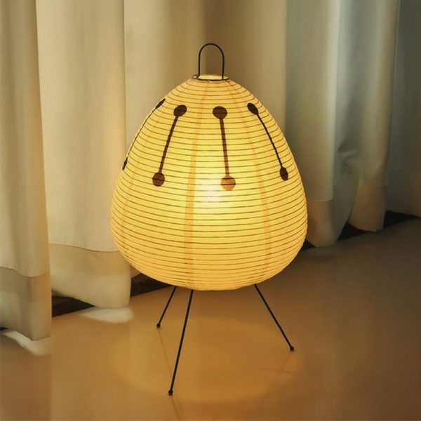 CAMKANO Wabi-Sabi Rice Paper Table Lamp