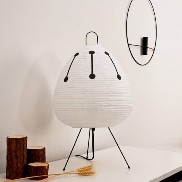 CAMKANO Wabi-Sabi Rice Paper Table Lamp