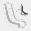 CROCKR Ergonomic Floor Gaming Chair__06 CROCKR Ergonomic Floor Gaming Chair