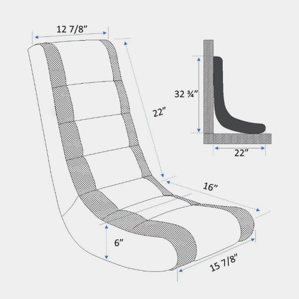 CROCKR Ergonomic Floor Gaming Chair__06 CROCKR Ergonomic Floor Gaming Chair