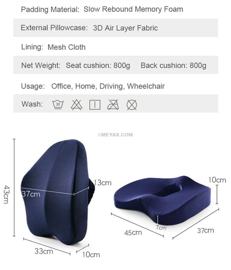 CURVN Orthopedic Seat Cushion 6 CURVN Orthopedic Memory Foam Seat Cushion 30