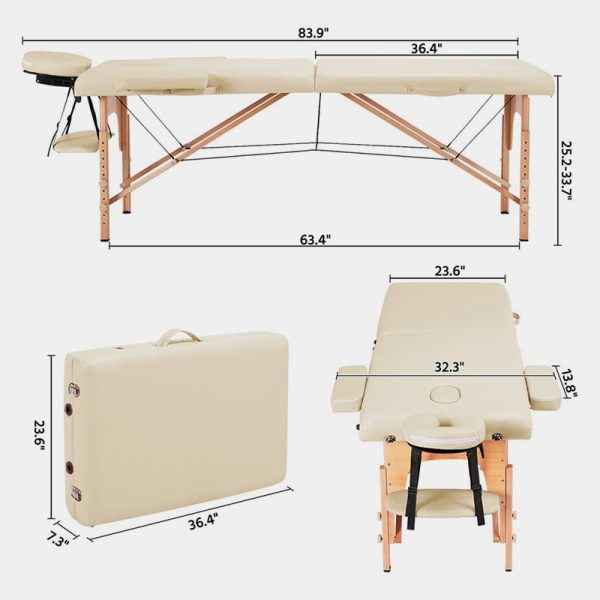 HYDRA 84"L Portable Spa Bed
