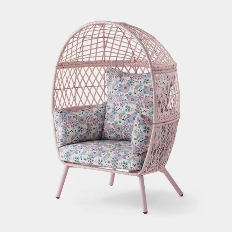 N' Egg Home and Garden Outdoor Wicker Stationary Egg Chair - Comfort ...