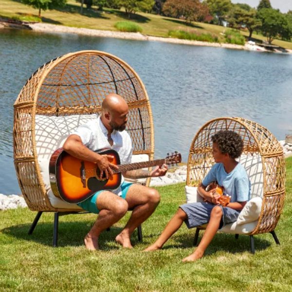 N' EGG Outdoor Wicker Egg Chair 06 N' EGG Kids Wicker Egg Chair
