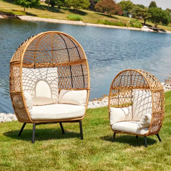 N' EGG Outdoor Wicker Egg Chair 07 N' EGG Kids Wicker Egg Chair