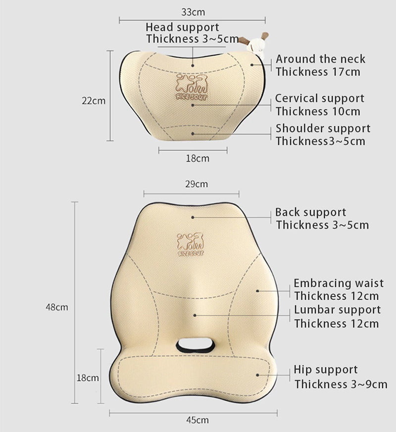 RICESOUP Car Back Support 16