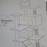 SKRY 54.5" Scratching Cat Tree