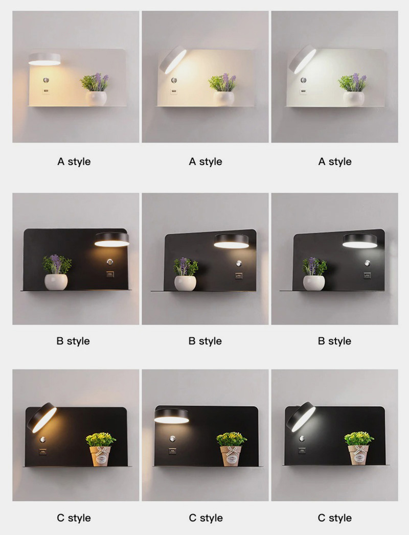 ERGOPAD USB LED Wall Lights 12