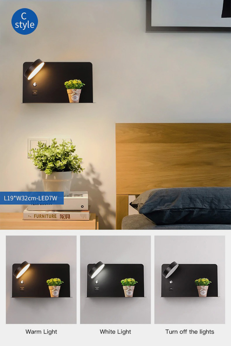 ERGOPAD USB LED Wall Lights 8