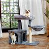 FURFAM Small Cat Tree Tower