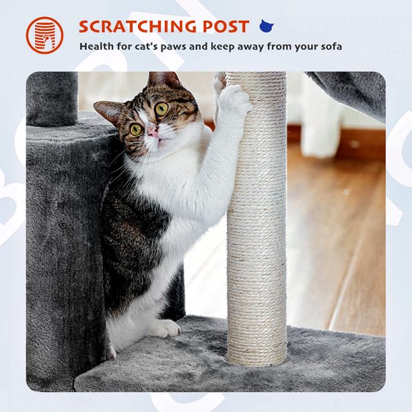 FURFAM Small Cat Tree Tower