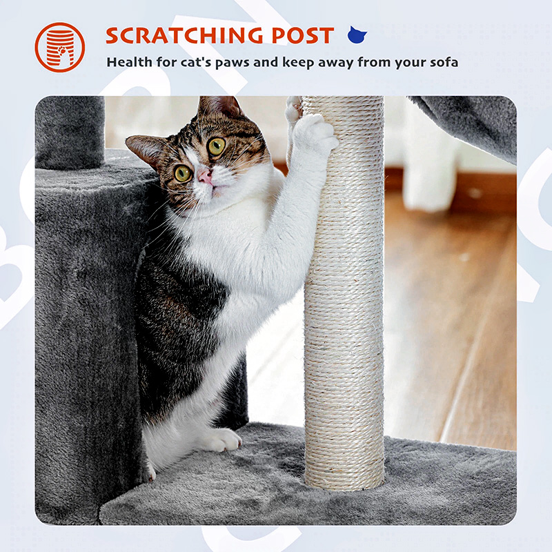 FURFAM Small Cat Tree Tower 6