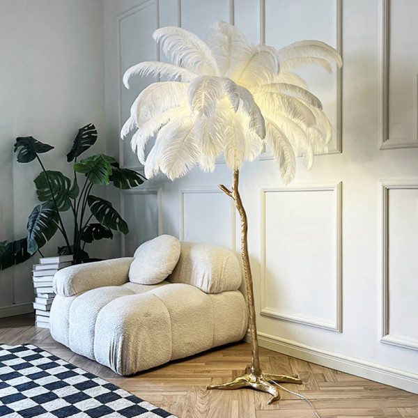 OTRIC modern-led-luxury-feather-floor-lamps_White__ OTRIC Luxurious LED Floor Lamp
