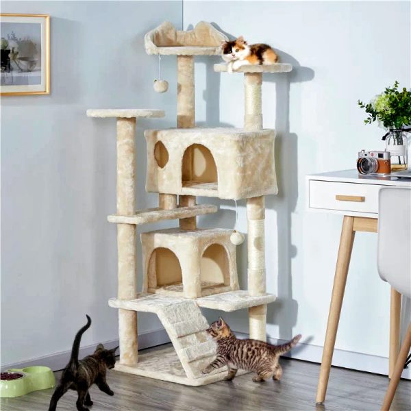 SKRY 54.5" Scratching Cat Tree